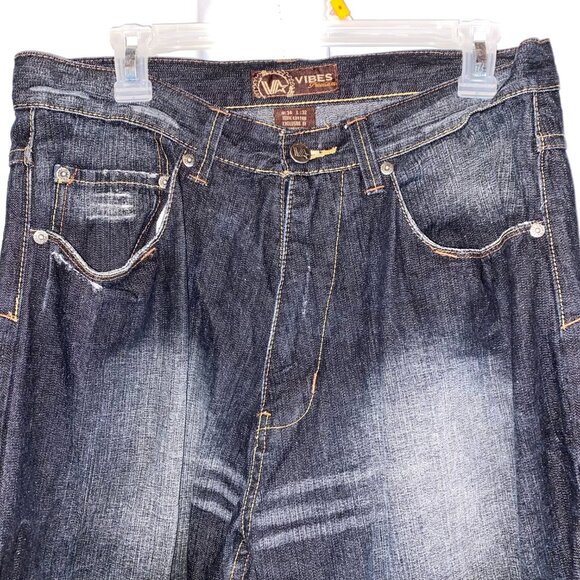 Vibes Premium Men's Jeans Size 34X32 - Picture 3 of 10